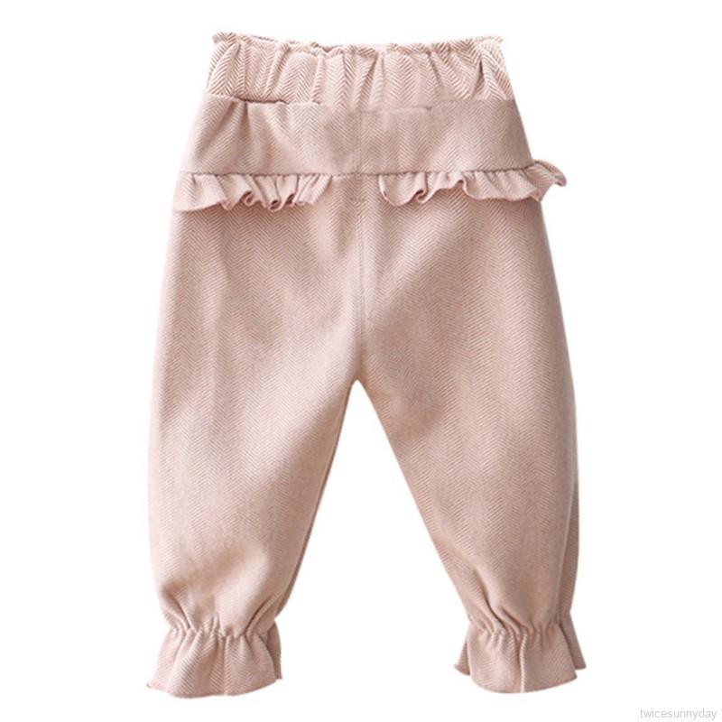 Quần dài in họa tiết dễ thương cho bé gái