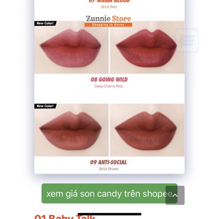 SON KEM LÌ ĐỎ RƯỢU