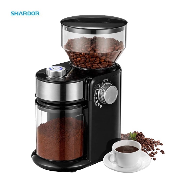 Máy xay cà phê cao cấp nhãn hiệu Shardor HY-1421 công suất 150W, dung tích ngăn chứa hạt 240g - Hàng Nhập Khẩu