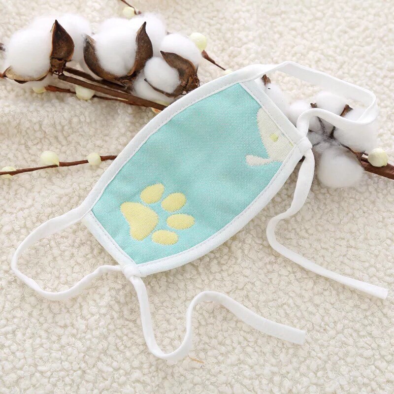 Khẩu Trang Sợi Tre 6 lớp Cho Bé Xuất Nhật Có Dây Điều Chỉnh Tiện Dụng