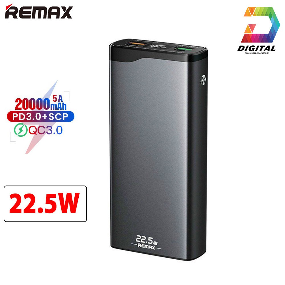 Pin Dự Phòng Remax 20000mAh RPP-129 Chính Hãng