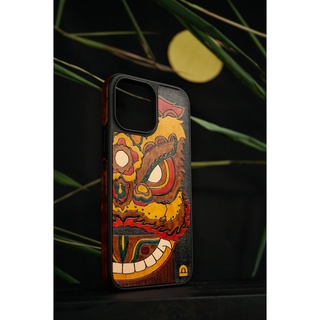 Ốp da điện thoại Đỏ Art - mẫu Thổ Lân - Ốp iphone/samsung - Doartvn