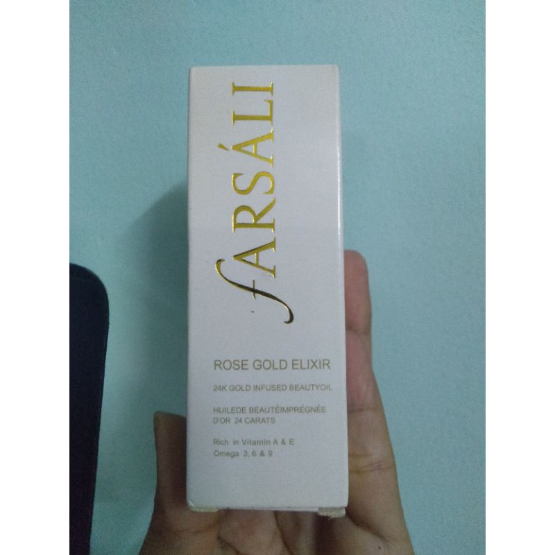 serum farsáli rose gold elixir 24k