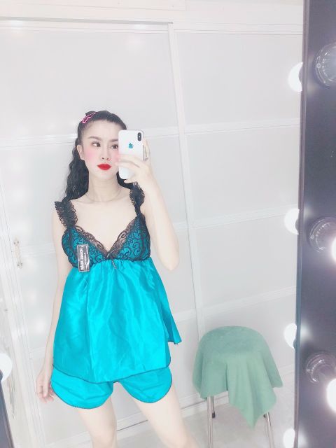 [BÁN CHẠY] Đồ ngủ sexy phối ren áo cánh tiên