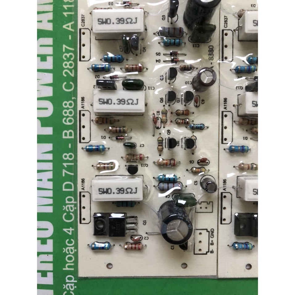 BO MẠCH AMPLY CÔNG SUẤT 8 SÒ 380W