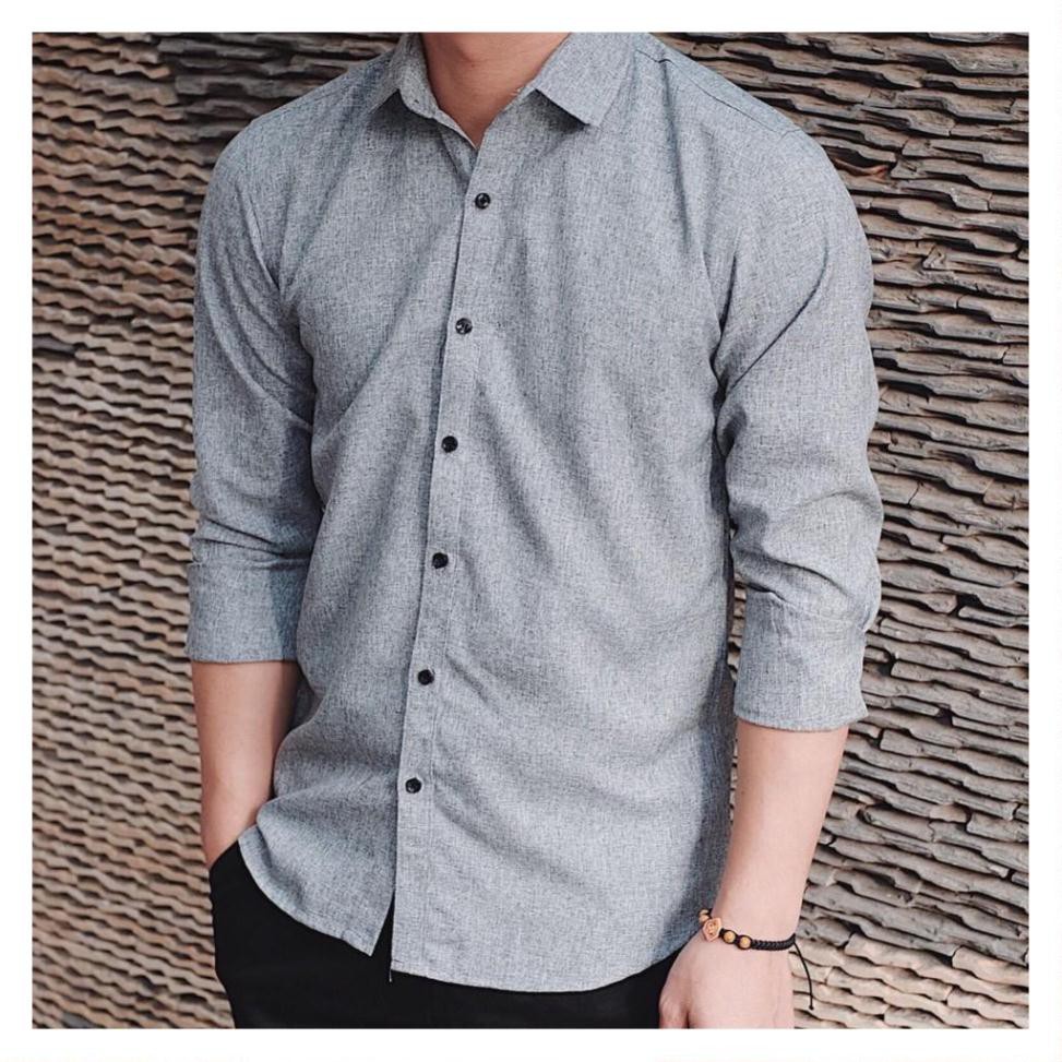 Áo sơ mi - Áo sơ mi đũi cao cấp - Chất đũi mát, không nhăn, không phai màu, dáng trẻ đẹp, tôn dáng người mặc | BigBuy360 - bigbuy360.vn
