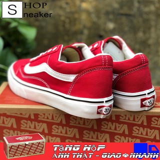 [Sale] Giày Thể Thao Old Skool Đỏ Đủ Size