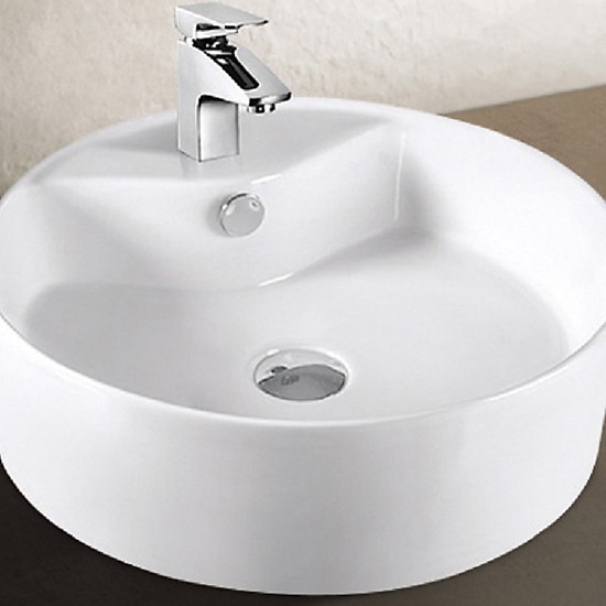 Lavabo sớ tròn men cao cấp