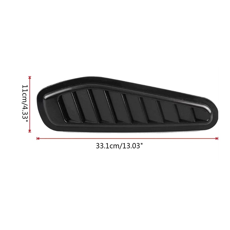 Bộ 2 Miếng Dán Trang Trí Lỗ Thông Gió Tự Dính Dành Cho Xe Hơi