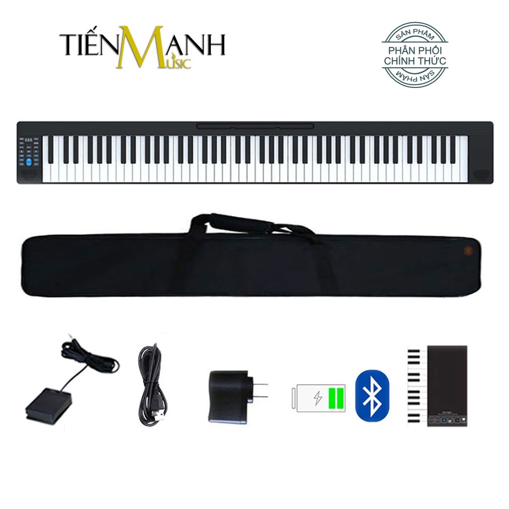 Đàn Piano Điện Konix PJ88Z - 88 Phím cảm ứng lực Có Loa PJ88 - Chính Hãng