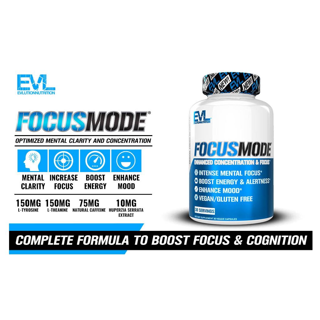 EVL FOCUS MODE 30 VIÊN - CHÍNH HÃNG - Giúp Tăng Cường Hiệu Suất Làm Việc Và Luyện Tập