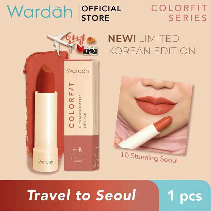 (Hàng Mới Về) Son Lì Siêu Nhẹ Nhiều Màu Sắc Thời Trang Hàn Quốc Wardah Colorfit | BigBuy360 - bigbuy360.vn
