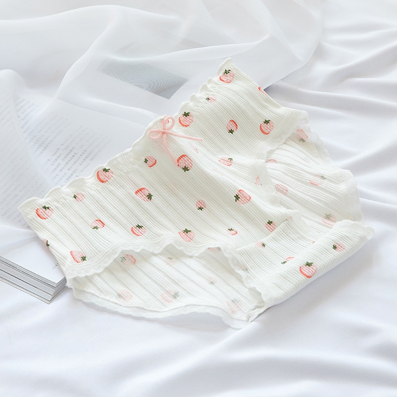 Quần Lót Nữ Cotton Dâu Tây Ngang Eo  Hàng Loại Đẹp.