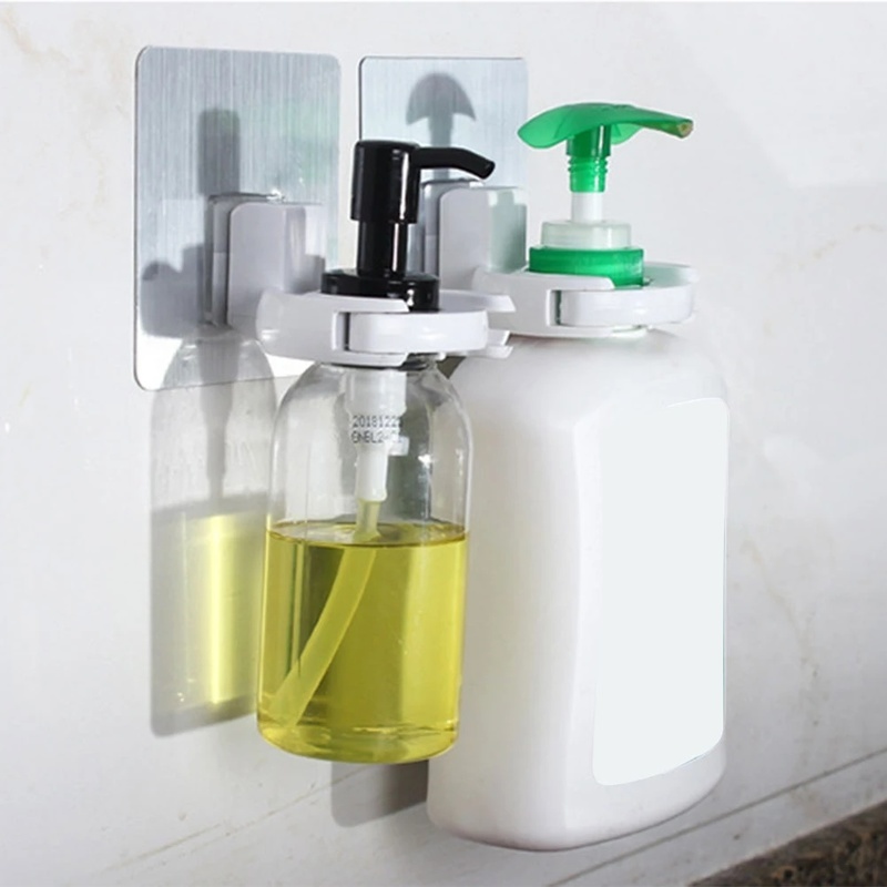 Giá đỡ chai dầu gội gắn tường tiện dụng cho nhà bếp/ phòng tắm