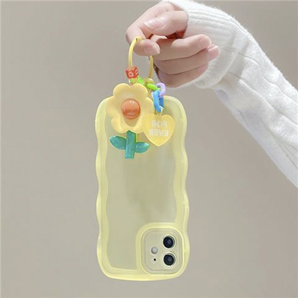 Cod Qipin INS Dây Đeo Điện Thoại Ngắn Xỏ Hạt Nhiều Màu Sắc Cầm Tay Thông Dụng