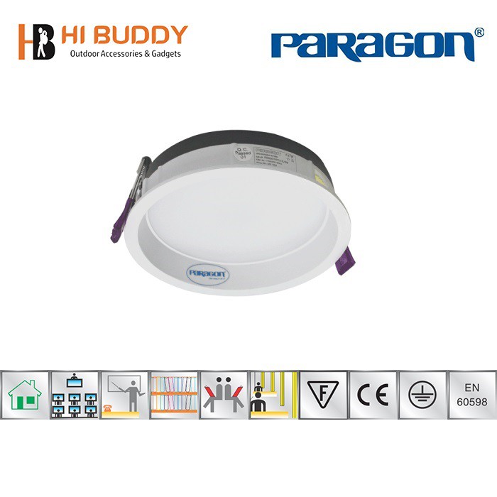 Đèn LED Paragon Downlight 7W/ 9W/ 12W Có Đổi Màu (PRDOO Series) Hàng Chính Hãng – HIBUDDY