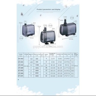 Máy bơm nước Atman 105s - 106s -107s