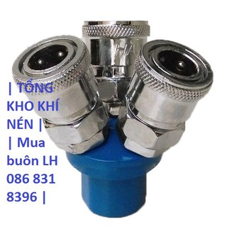 [TỔNG KHO KHÍ NÉN] Đầu nối chạc chia khí nén 3 ngã giá sỉ