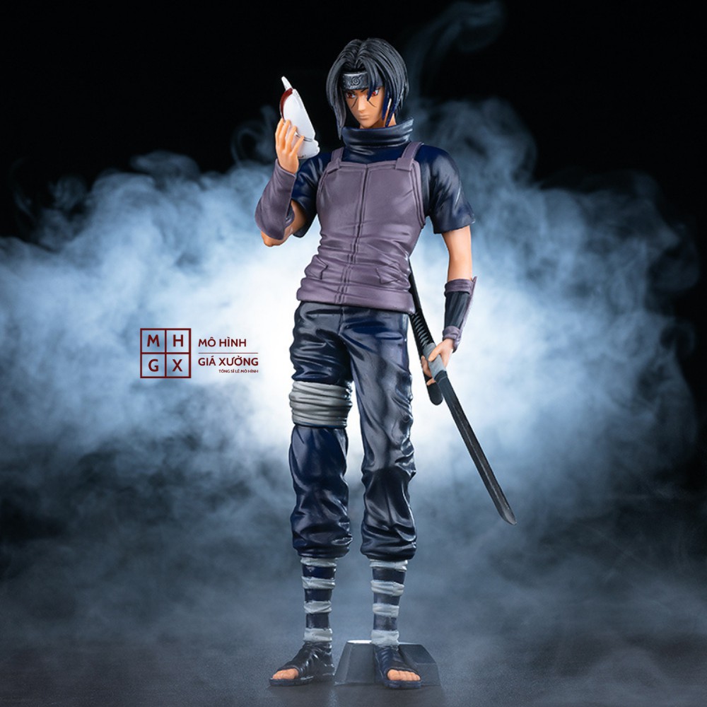 Mô hình Naruto ITACHI Akatsuki đeo mặt nạ hàng chất lượng cao 27cm  figure mô hình naruto , mô hình giá xưởng