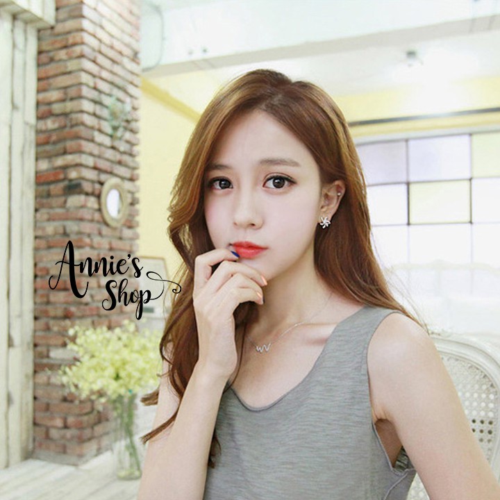 SC06 Dây chuyền xi bạc 925 Heartbeat đẹp sang chảnh