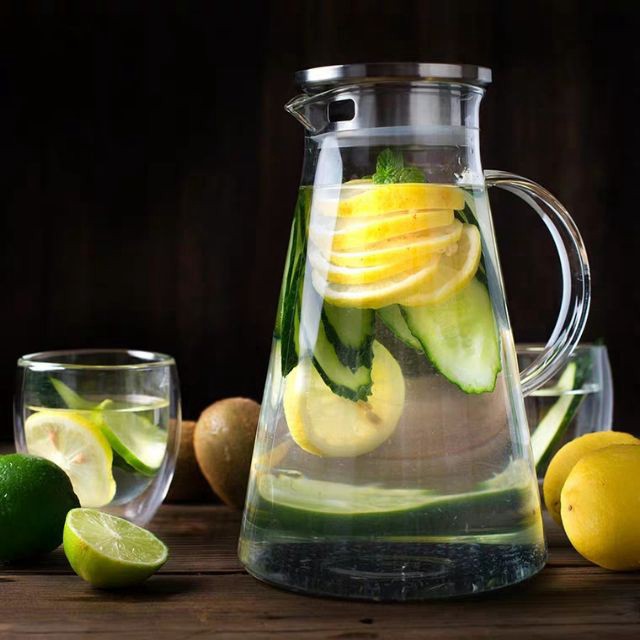 Bình nước thủy tinh siêu chịu nhiệt đổ nước nóng không vỡ TA