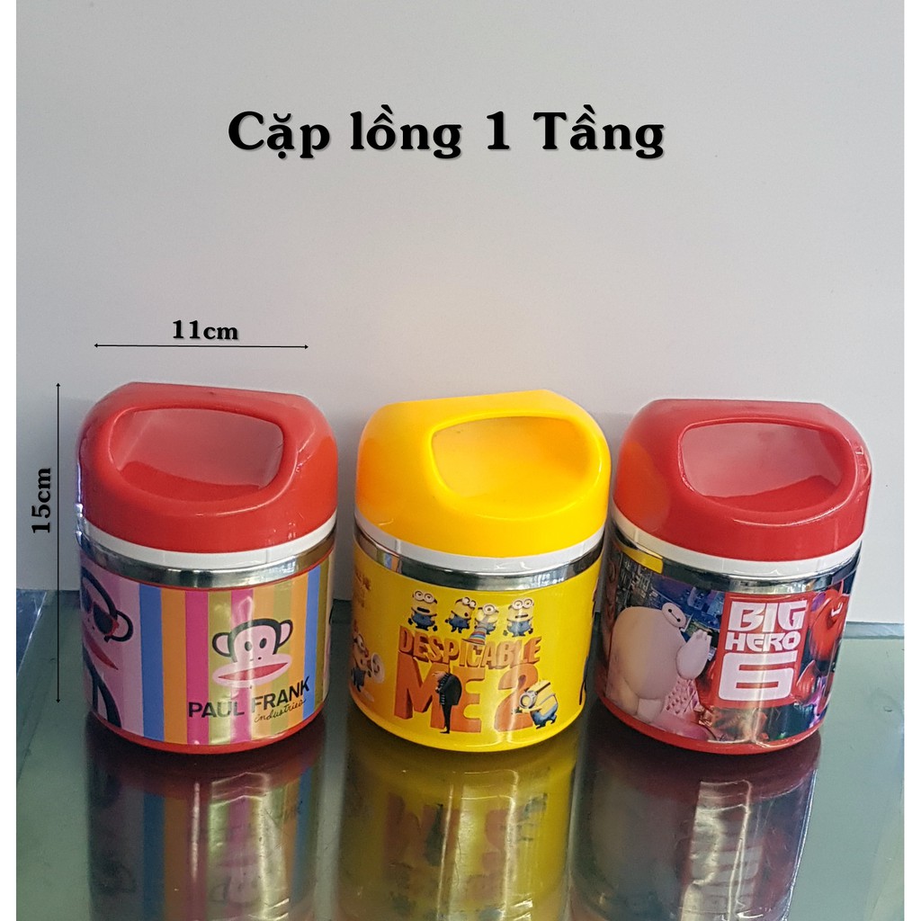 Cặp lồng giữ nhiệt 1 tầng (Hình ngẫu nhiên)