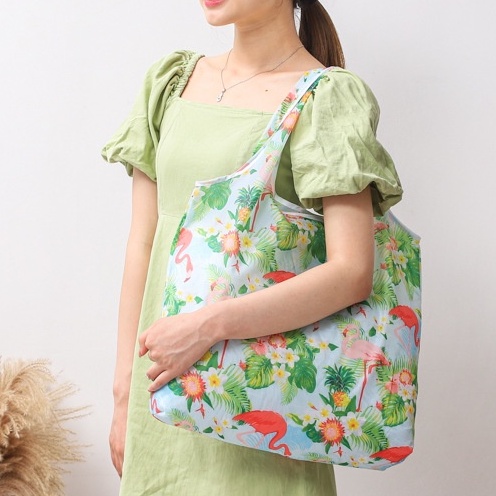 Túi đi biển hoa văn phong cách vintage giỏ xách tay đi shopping túi đeo vai giỏ đựng đồ đa năng phù hợp với mọi lứa tuổi