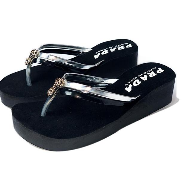 PRADA Tốt để mặc... Giày SANDAL FASHION TERM thư giãn cho nữ