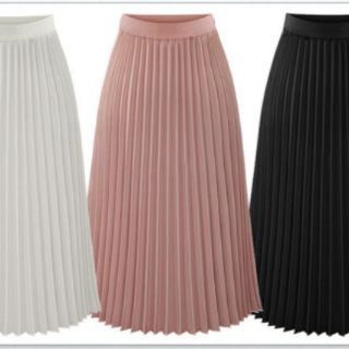 Áo váy midi dài dập ly