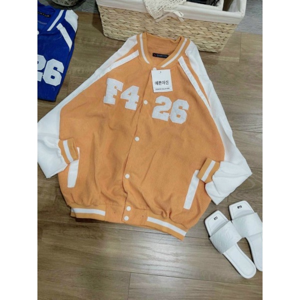 Khoác Bomber unisex F4-26 nam nữ - ảnh thật