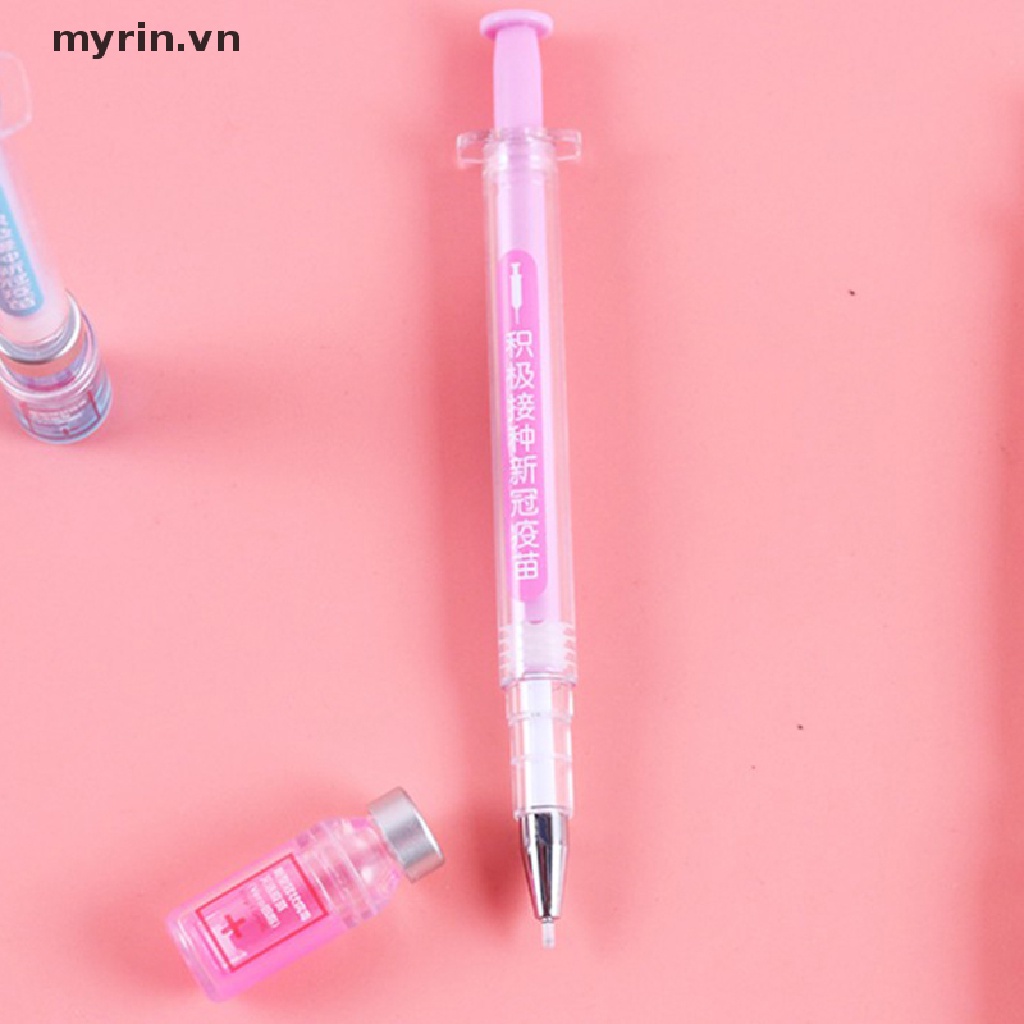 Set 2 Bút Kí Tên Hình Ống Tiêm Độc Đáo