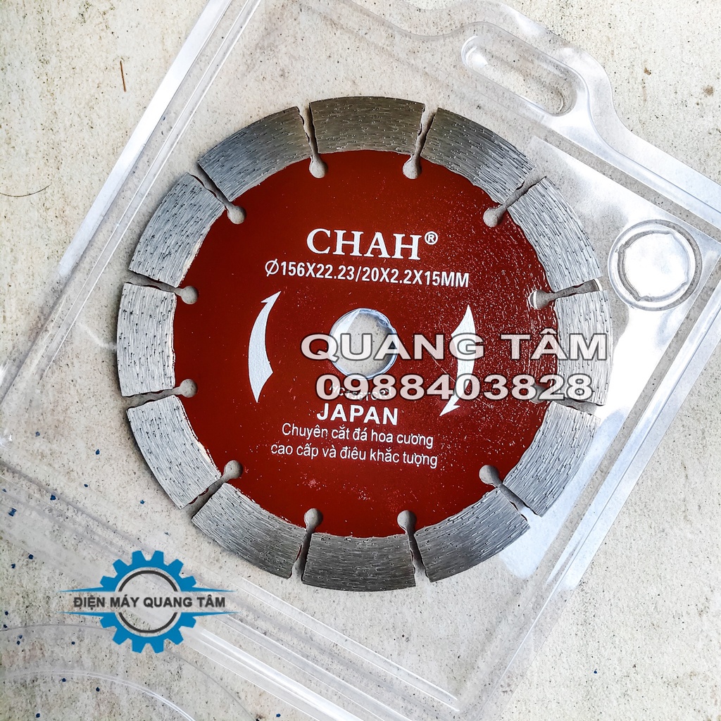 Lưỡi Cắt Bê Tông - Gạch - Đá 156mm CHAH