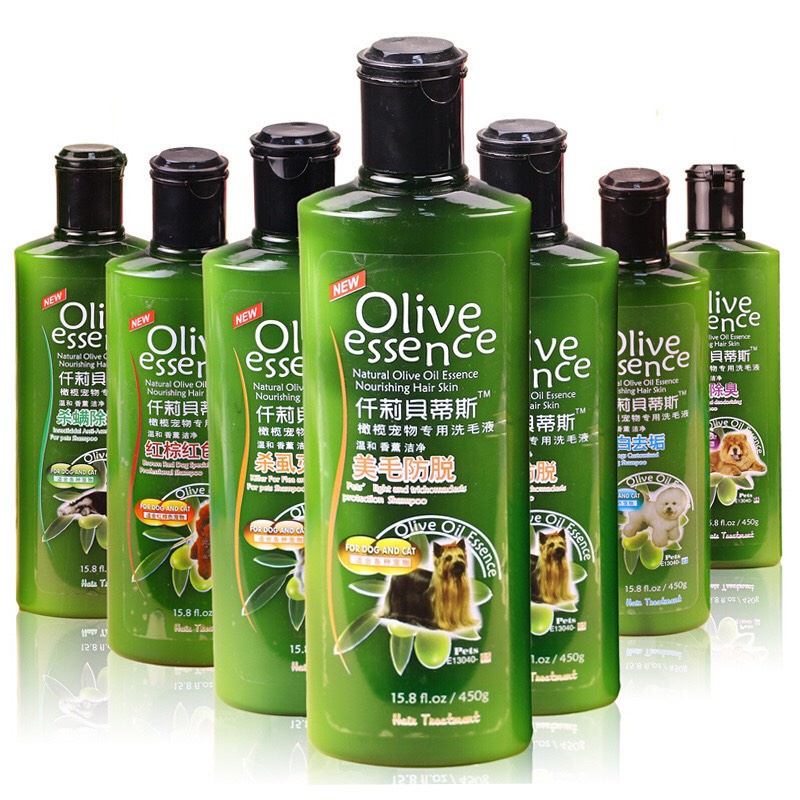 Sữa tắm cho thú cưng olive 450ml - Sữa tắm chó mèo