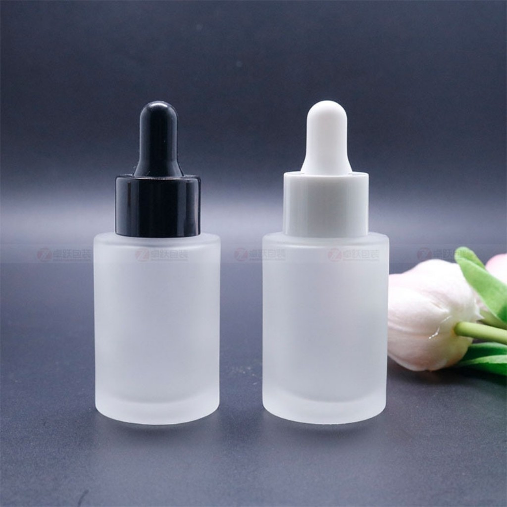 Lọ Chiết Serum Thủy Tinh Phun Mờ Cao Cấp Nắp Bóp Nhỏ Giọt 20M/30ML Dùng Chiết Mỹ Phẩm, Tinh Chất, Phụ Kiện Du Lịch