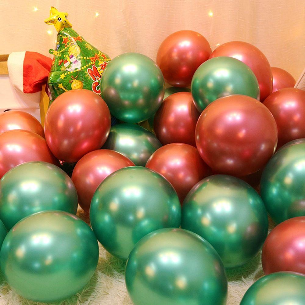 Bong Bóng Cao Su Elsworth Trẻ Em|Phụ Kiện Trang Trí Giáng Sinh Hình Ông Già Noel Và Hoa Tuyết