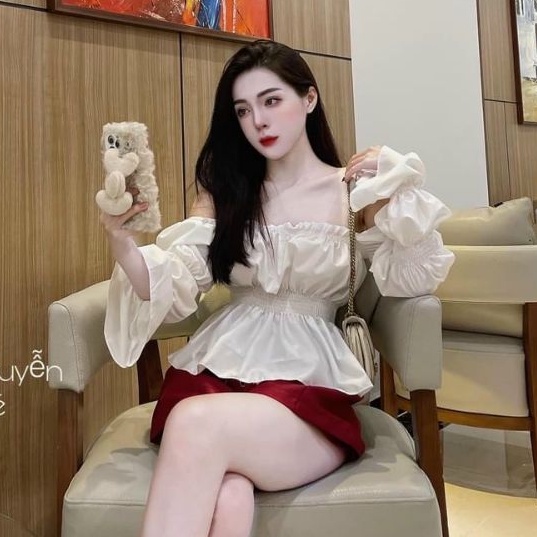 Áo bẹt vai bo eo Siêu cưng full màu🤩