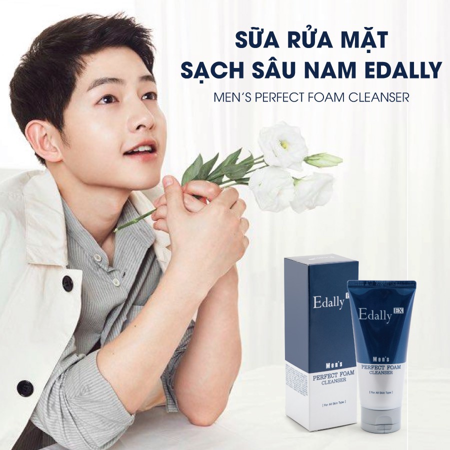 [Chính hãng] Sữa rửa mặt sạch sâu nam Edally - Men's Perfect Foam Cleanser 120ml