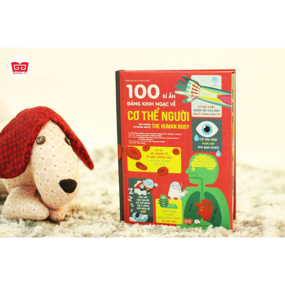 Sách - 100 bí ẩn đáng kinh ngạc về Cơ thể người