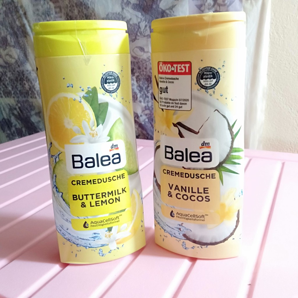 Sữa tắm trắng da, sữa tắm dưỡng ẩm toàn thân BALEA chiết xuất từ thiên nhiên giúp mềm mịn da 300ml | BigBuy360 - bigbuy360.vn