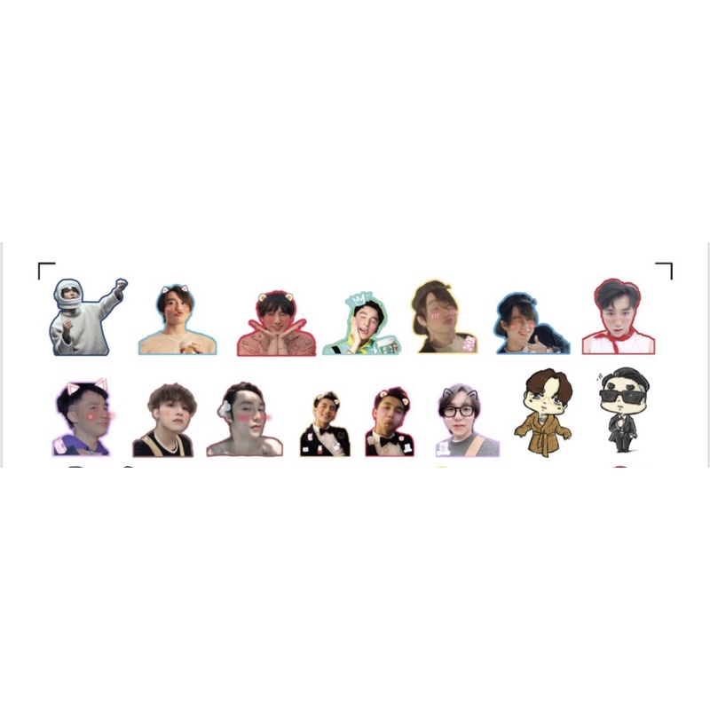 Bộ sticker 15 hình Sơn Tùng M-TP cực cute