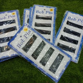 Vỉ kẹp ghim tóc bob pin xanh loại đẹp đủ size