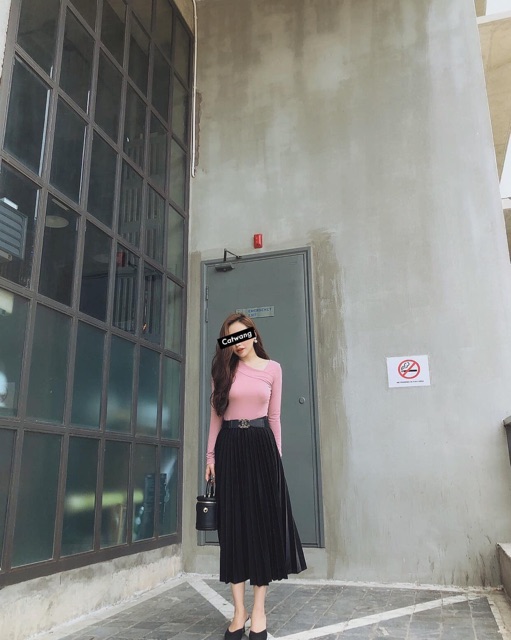 [GIÁ HUỶ DIỆT] Chân váy xếp ly dài