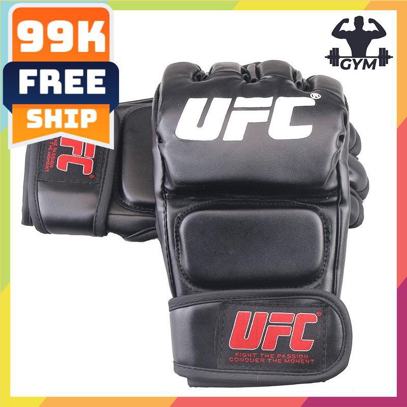 FLASH SALE🎁 Găng tay UFC hở ngón-Găng tay MMA-freeship 50k-giảm giá rẻ vô địch-hà nội & tphcm