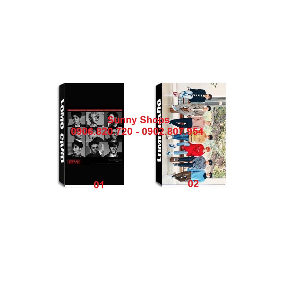 Lomocard hình Super Junior