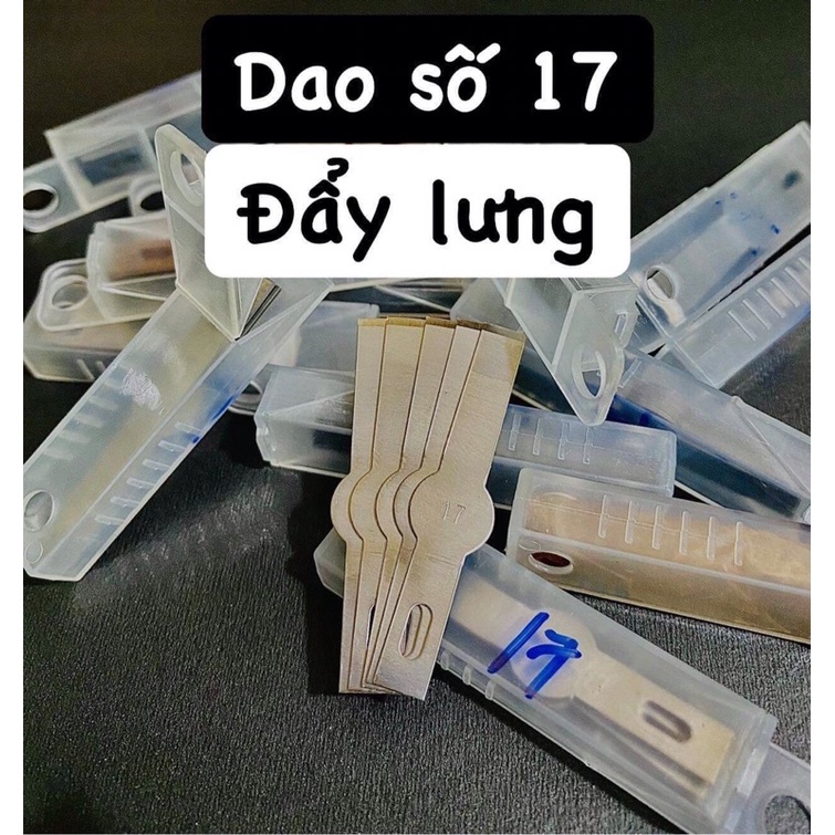 Lưỡi dao, cán dao làm chân, cạo keo ic, tách lưng