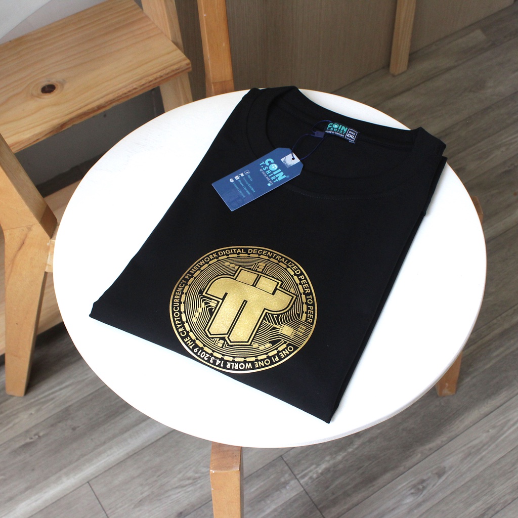Áo thun cao cấp Pi GOLD, Pi Network.