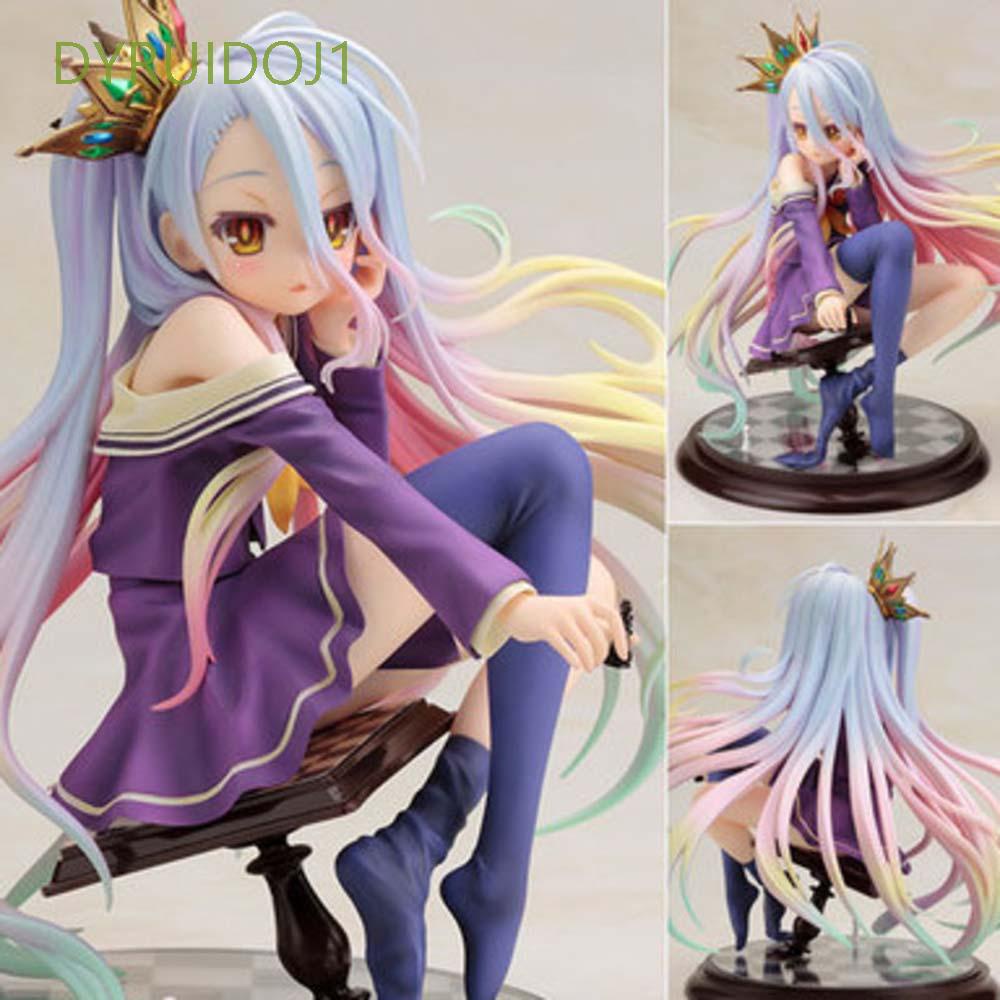 Mô hình nhân vật anime No Game No Life Shiro để bàn đáng yêu dành cho trang trí nhà cửa