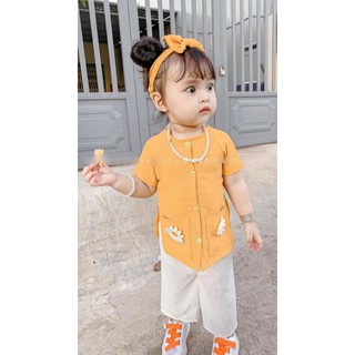 bộ bà ba hoa cúc bé gái