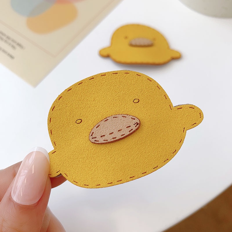 Kẹp Tóc Hình Cà Rốt / Vịt Vàng Dễ Thương Cho Nữ