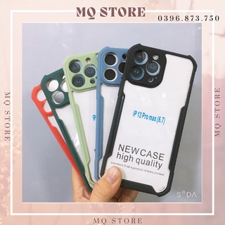 Ốp lưng viền màu lưng trong chống sốc, chống ố vàng cho iPhone 6,6s,6p,7p,8p,x,xs,xsmax,11,11promax,12,13